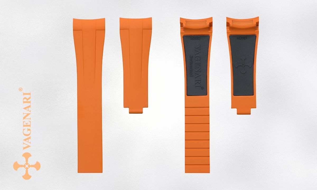 TOP 6 mẫu dây đồng hồ cao su Rolex Daytona được ưa chuộng nhất 2 dây cao su rolex daytona đầu ôm cắt 1 bên