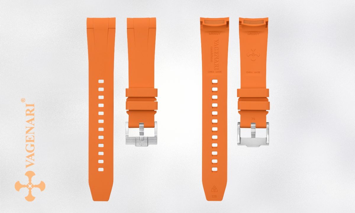 TOP 7 mẫu dây cao su Vagenari đẹp nhất cho đồng hồ Rolex Submariner 1 dây cao su rolex submariner khóa đơn