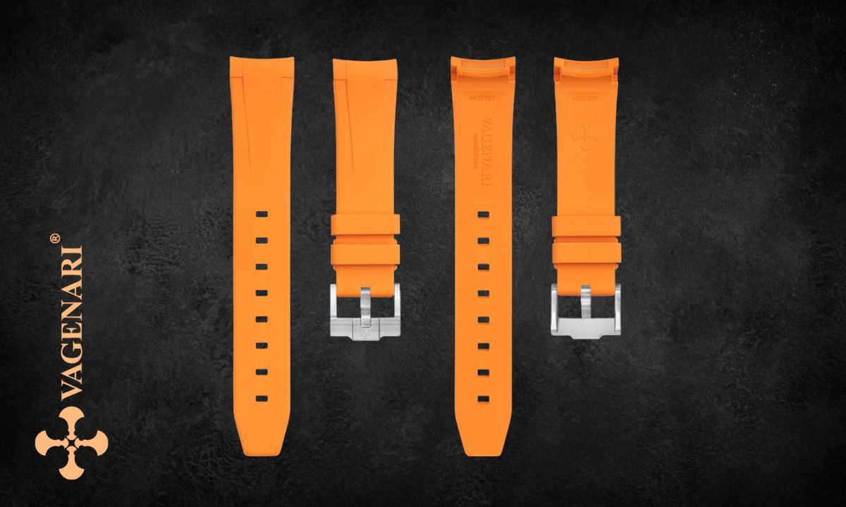 TOP 4 mẫu dây cao su đồng hồ Rolex GMT Master bán chạy nhất 1 dây cao su đồng hồ rolex gmt đầu ôm khóa đơn