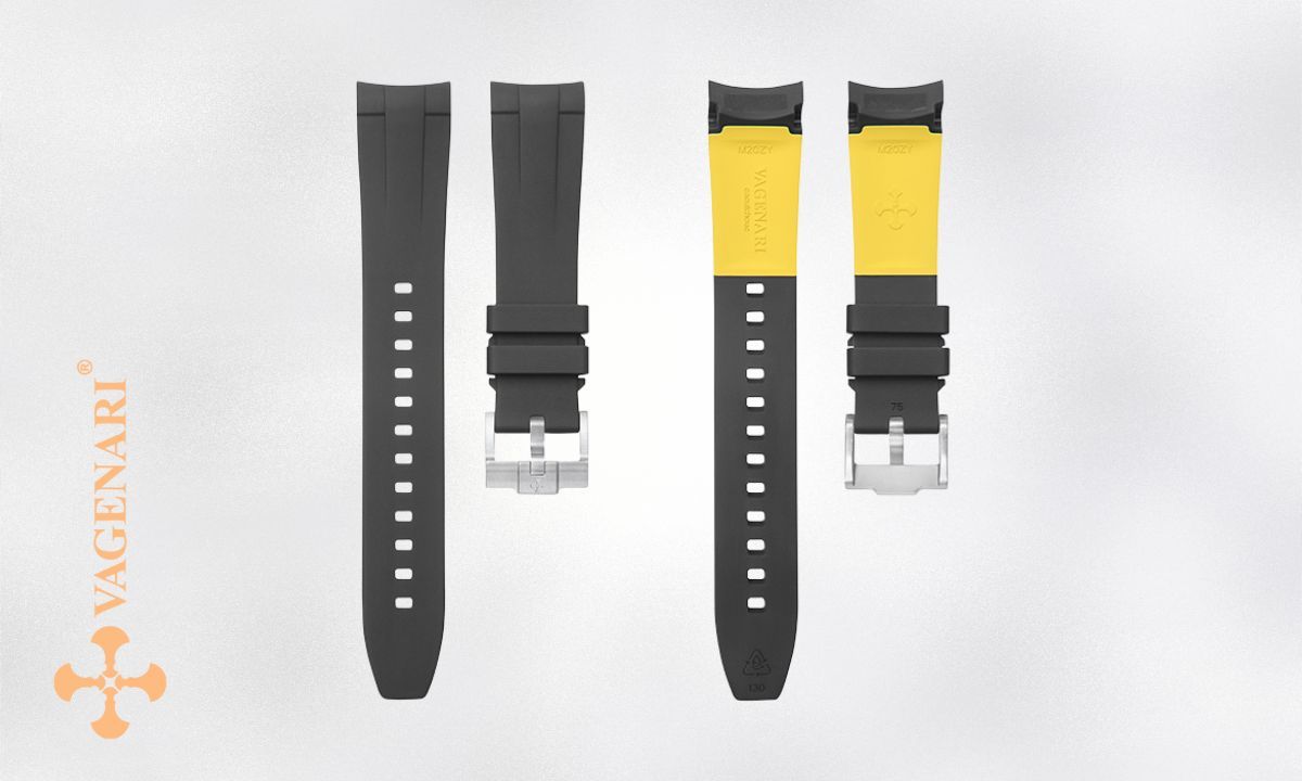 TOP 8 dây cao su đồng hồ Tudor Black Bay bền đẹp và thời trang 2 dây cao su 2 màu dành cho tudor khóa đơn