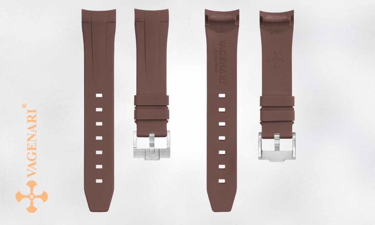 TOP 6 mẫu dây đồng hồ cao su Rolex Daytona được ưa chuộng nhất 1 dây cao su rolex daytona đầu ôm khóa đơn