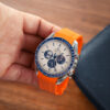 day cao su mau cam cho omega speedmasterxswatch khoa don 1