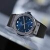 day cao su mau den cho hublot classic fusion chronograph titanium 42 45mm van cheo 1 1