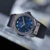 day cao su mau den cho hublot classic fusion chronograph titanium 42 45mm van cheo 1