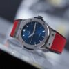day cao su mau do cho hublot classic fusion 3 hands 42 45mm van cheo 1