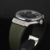 day cao su mau xanh olive cho hublot classic fusion chronograph titanium 42 45mm van thang 2