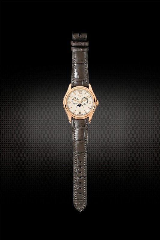 Dây Da Cá Sấu Màu Nâu Nicotin Cho Patek Philippe 5146R (Thủ công)
