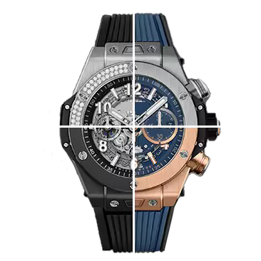 for bigbang unico 421 44mm for titanium rose gold ceramic casing use original deployant clasp