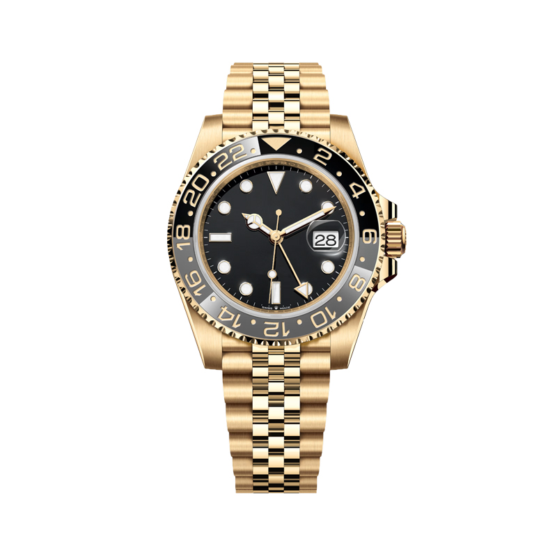 for gmt master ii oyster 40 mm ceramic bezel five piece jubilee bracelet oystersteel and full yellow gold ref 126718 2023 present