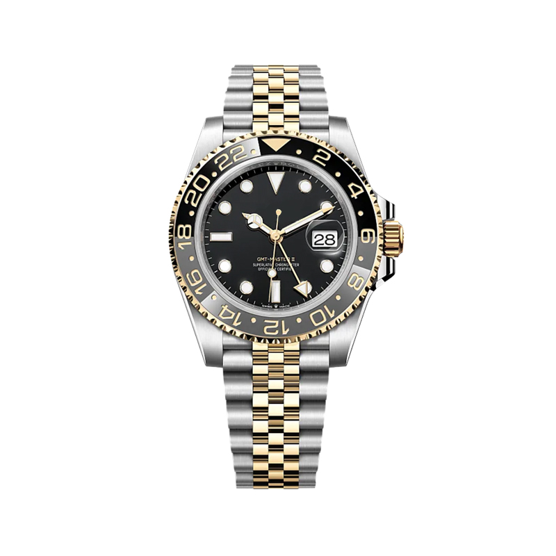 for gmt master ii oyster 40 mm ceramic bezel five piece jubilee bracelet oystersteel and two tone yellow gold ref 126713 2023 present