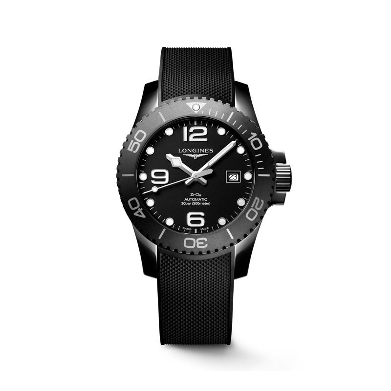 for hydroconquest black ceramic casing 43mm l3 784 4 56 9