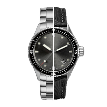 for ref 5000 43mm for steel casing for fabric sail canvas strap and steel bracelet