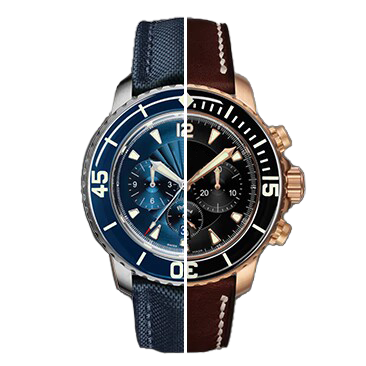 for ref 5085 45mm for steel rose gold casing for fabric sail canvas strap and steel bracelet models