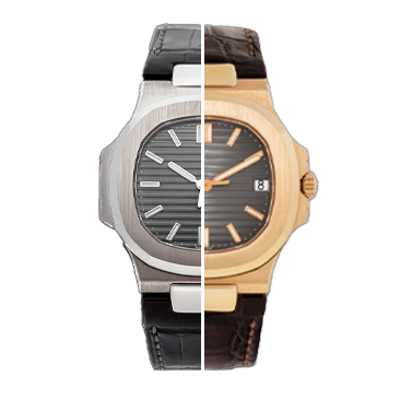 for ref 5711 white gold rose gold yellow gold use original nautilus fold over clasp