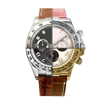 for rolex daytona old model on leather strap buckle ref 116518 116519 116599
