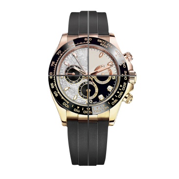 for rolex daytona on oysterflex rubber strap yg wg rg ref 116515 116518 116519 ref 126515 126518 126519