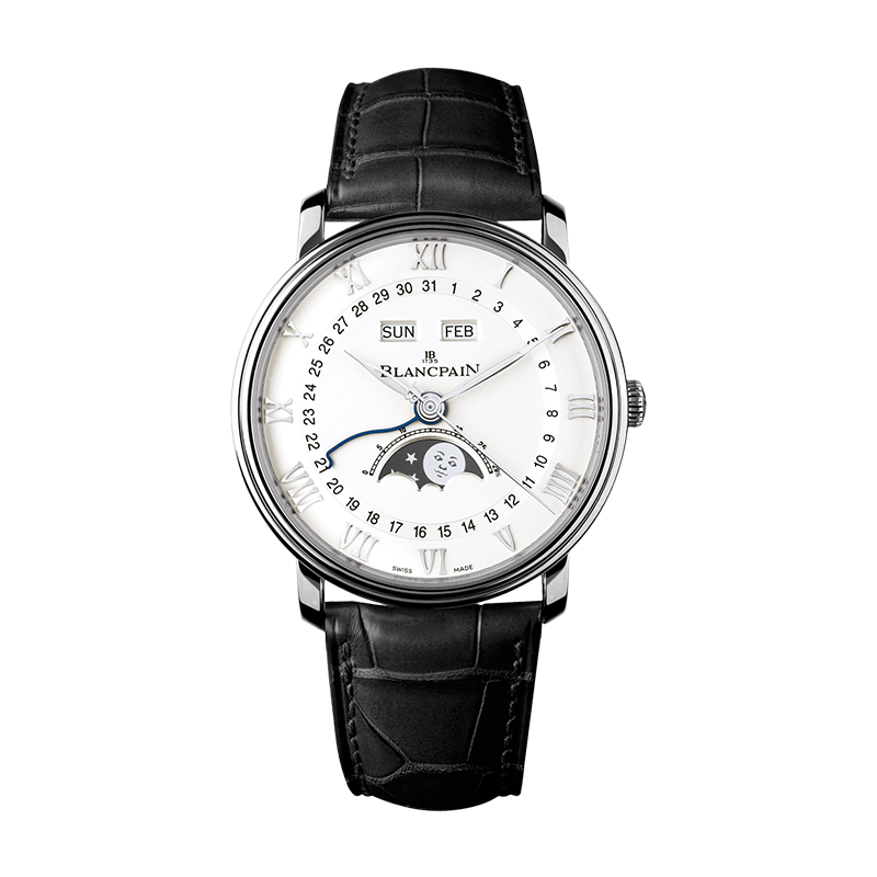 leather strap for villeret 40mm ref 6654