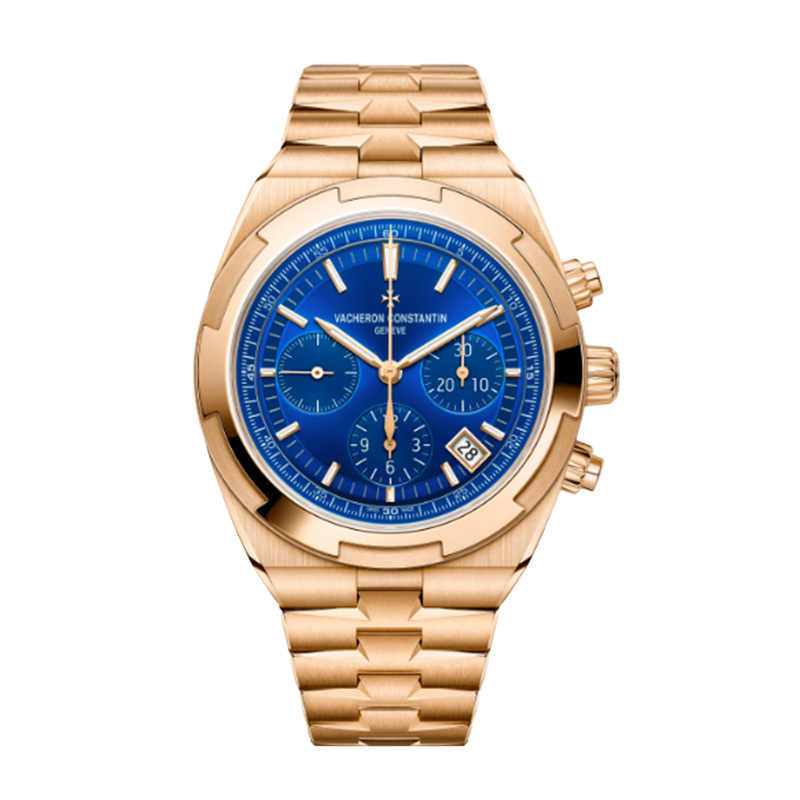 overseas 5520v steel rose gold