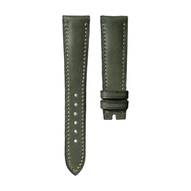 Dây Da Màu Xanh Rêu Cho Patek Phillipe 5205R (Thủ công)