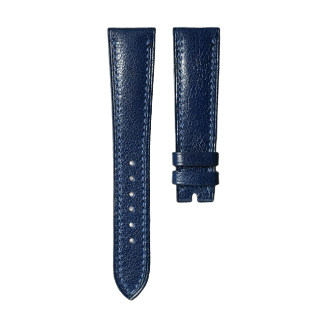 Dây Da Màu Xanh Dương Cho Patek Phillipe 5205R (Thủ công)
