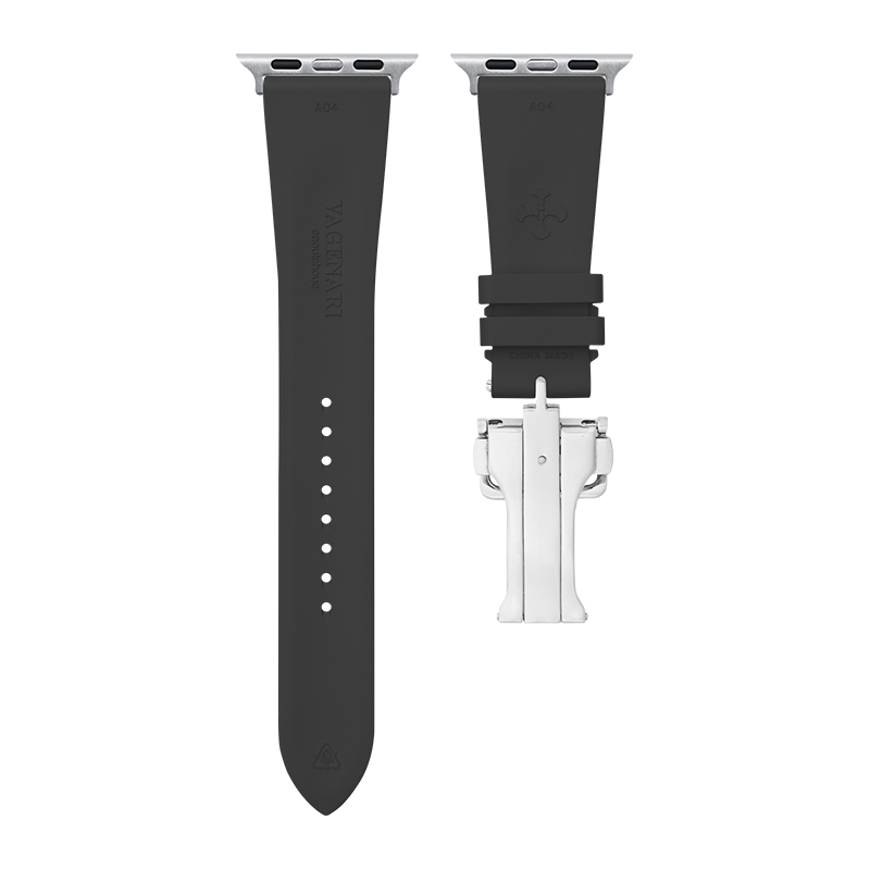 Dây Cao Su Màu Đen Cho Apple Watch8/40/41/42mm - Version 2