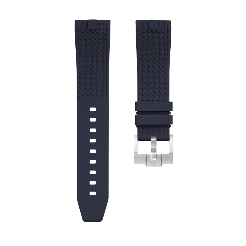 Dây Cao Su Màu Xanh Dương Đậm Cho Breitling Avenger 43mm