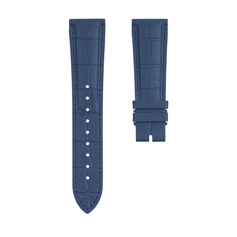 Dây Cao Su Màu Xanh Dương Đậm Cho Blancpain Fifty Fathoms 2850B 40mm