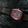 rubber strap for franck muller vanguard v45 21