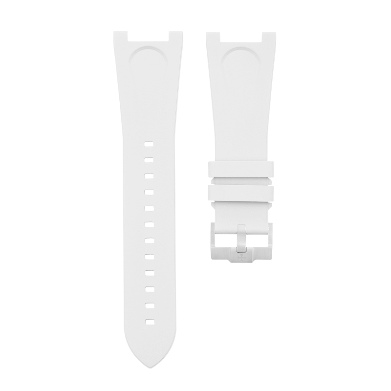 Dây Cao Su Màu Trắng Cho Girard-Perregaux Laureato 42mm