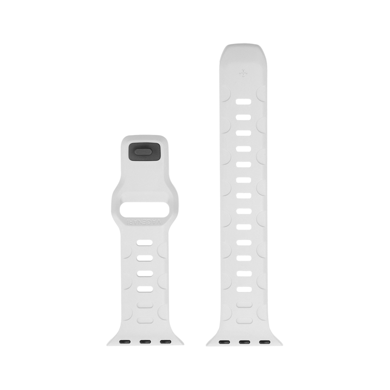 Dây Cao Su Màu Trắng Cho Apple Iwatch 9 Ultra 1 Ultra 2 49/45/44mm