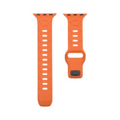 Dây Cao Su Màu Cam Cho Apple Iwatch 9 Ultra 1 Ultra 2 49/45/44mm