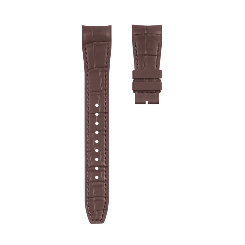 Dây Cao Su Màu Nâu Cho IWC Big Pilot 46mm