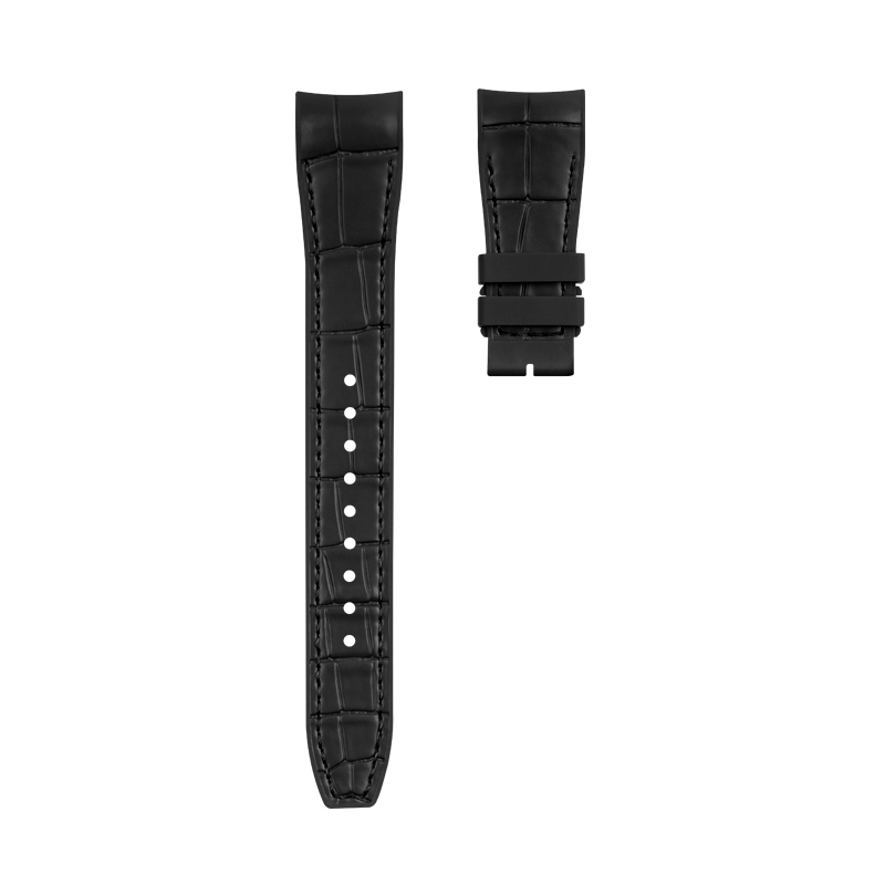 Dây Cao Su Màu Đen Cho IWC Big Pilot 46mm