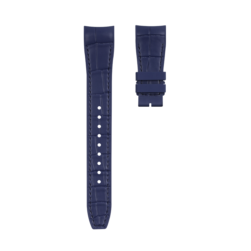 Dây Cao Su Màu Xanh Dương Cho IWC Big Pilot 46mm