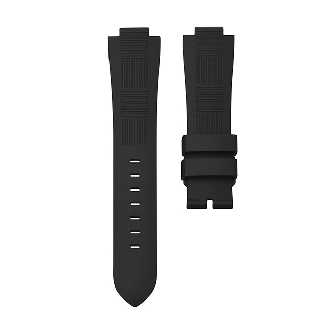 Dây Cao Su Màu Đen Cho LV Tambour Horizon Light Up Connected Watch
