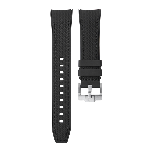 Dây Cao Su Màu Đen Cho Omega Seamaster 300 41mm
