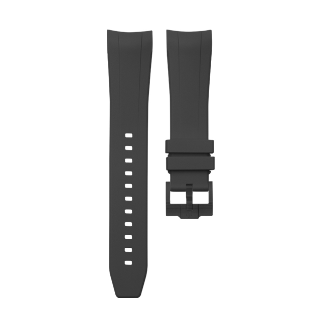 Dây Cao Su Màu Đen Cho Omega Seamaster 300 Black Ceramic 43.5mm