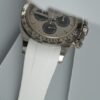 rubber strap for rolex daytona 116509 white gold 22