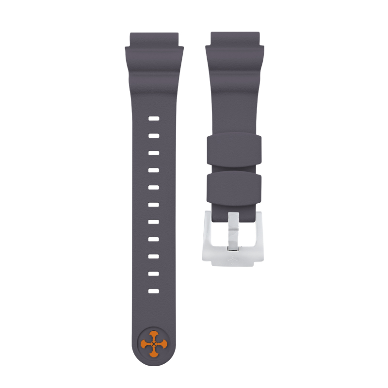 Dây Cao Su Màu Xám Cho Seiko Prospex 20mm