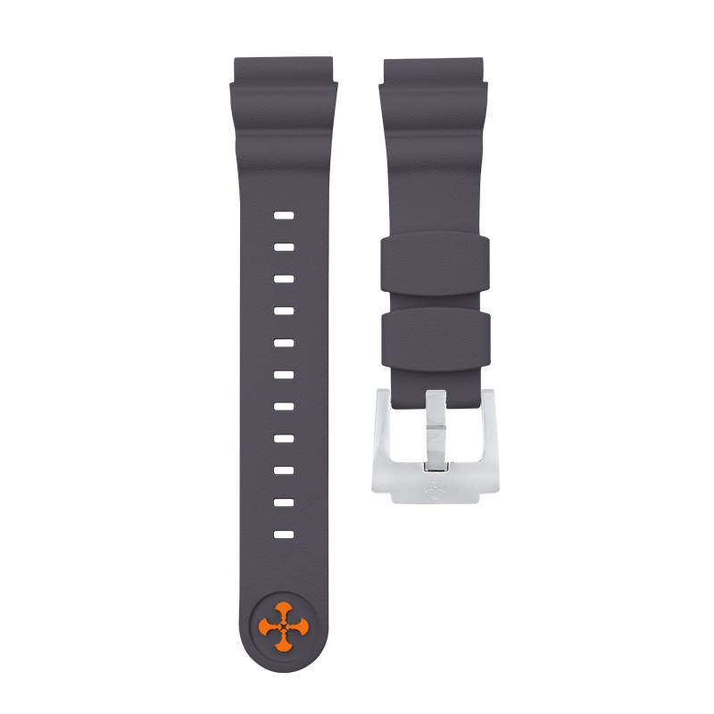 Dây Cao Su Màu Xám Cho Seiko Prospex 22mm