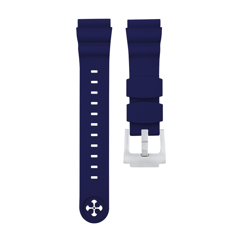 Dây Cao Su Màu Xanh Dương Đậm Cho Seiko Prospex 22mm