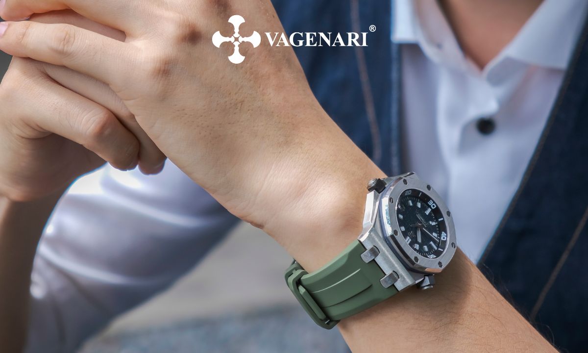 Top 10 lý do nên chọn dây cao su Vagenari cho đồng hồ của bạn 1 Dây cao su VAGENARI ôm tay mềm mại, đeo cả ngày vẫn nhẹ tênh