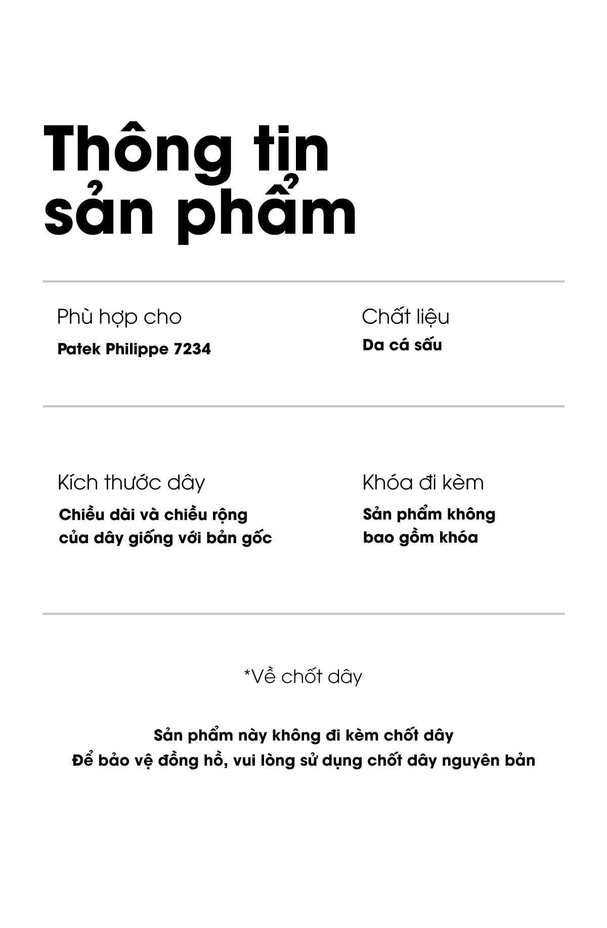 thong tin san pham patek22