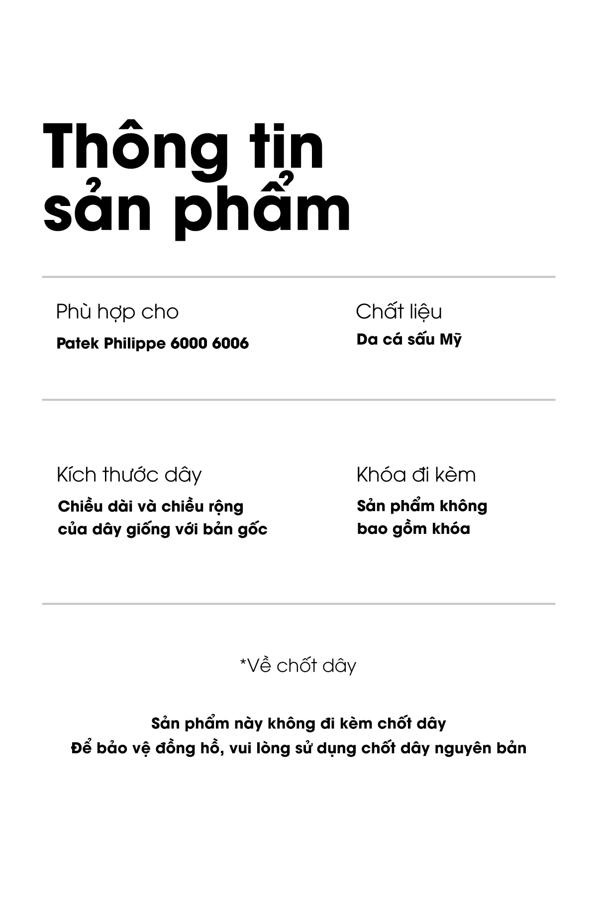 thong tin san pham patek26