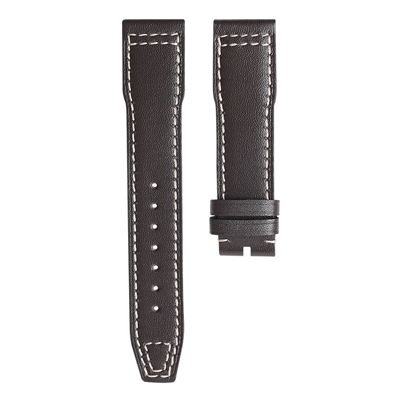 Dây Da Cá Sấu Màu Nâu Đậm Cho IWC Pilot’s Watch Mark XX