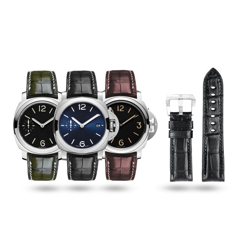 alligator strap for panerai watches