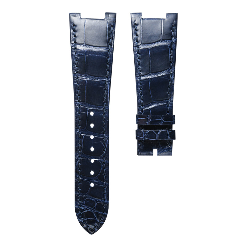 Dây Da Cá Sấu Màu Xanh Dương Cho Patek Philippe Nautilus 5711or.5712or.5726or.5980or