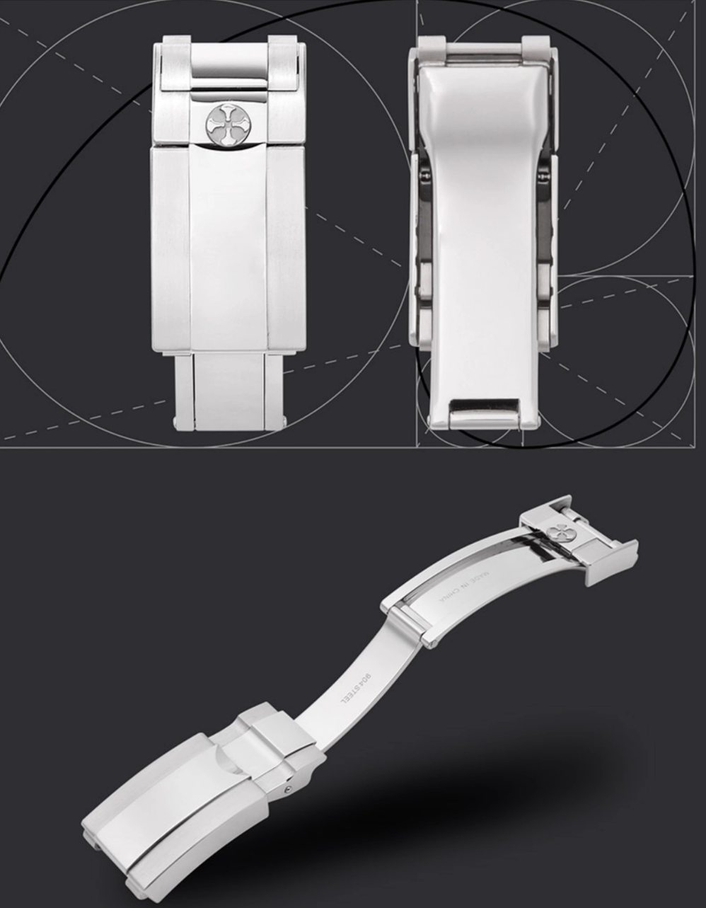 Dây Cao Su Màu Nâu Cho Rolex Daytona 126500 Kèm Endlink Và Khóa Special Design 4 Dây Cao Su Màu Nâu Cho Rolex Daytona 126500 Kèm Endlink Và Khóa Special Design - Ảnh 4