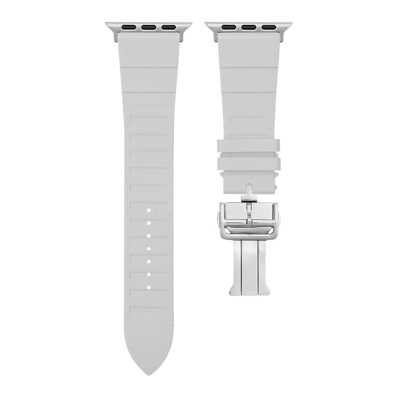 Dây Cao Su Màu Xám Cho Apple Watch 44/45/49mm