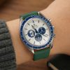 day cao su da nang mau xanh quan doi cho dong ho 18 19 20 21 22 23mm chot cong 1